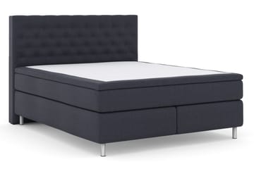 Jenkkisänky Choice No 6 180x200 Kova Memory/Pussi - Sininen/Metalli - Huonekalut - Sänky - Jenkkisängyt