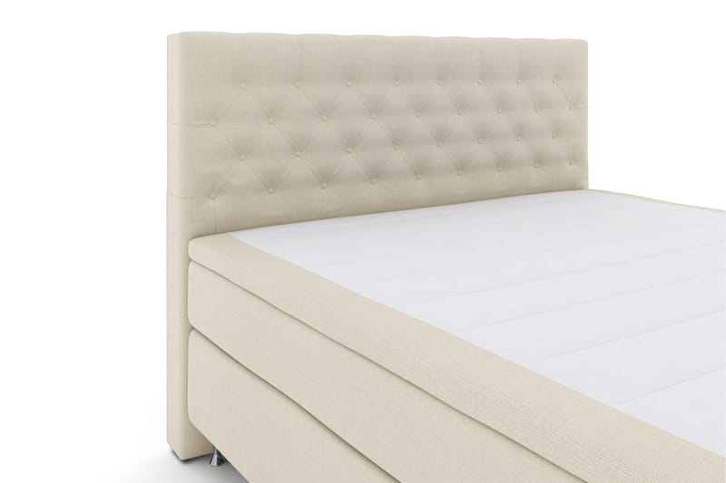 Jenkkisänky Choice No 6 180x200 Kova/Medium Watergel - Beige/Hopea - Huonekalut - Sänky - Jenkkisängyt