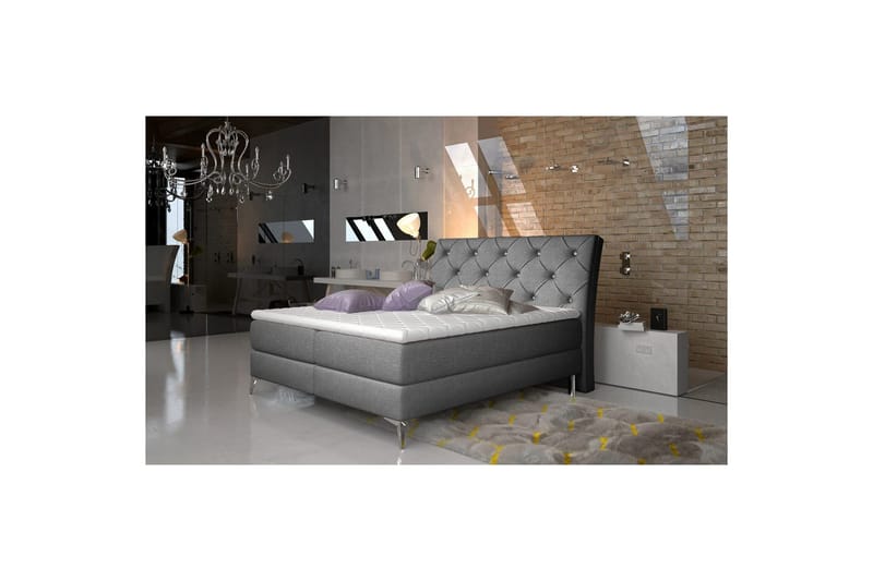 Jenkkisänky Eltap Adel - 180x200 cm, Sawana 05, Harmaa - Huonekalut - Sänky - Sängyt säilytystilalla