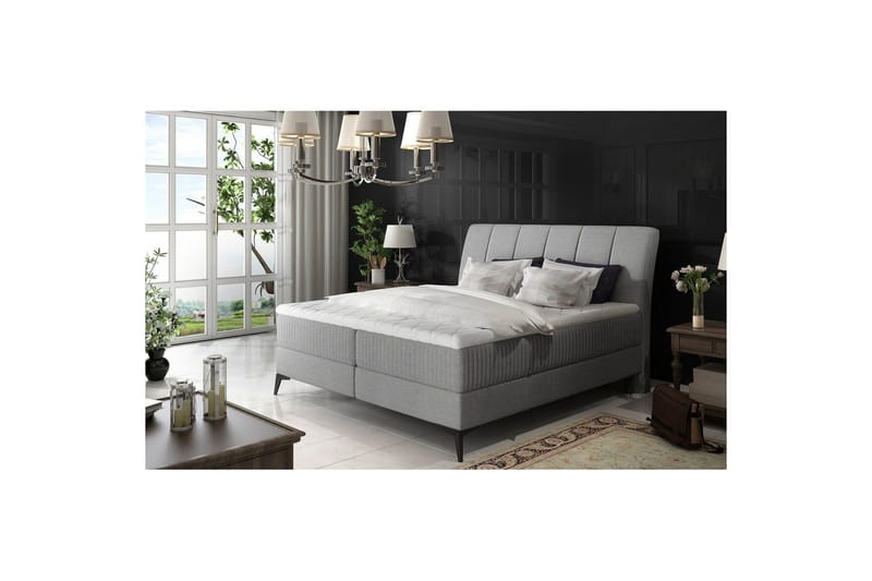 Jenkkisänky Eltap Aderito - 140x200 cm, Sawana 21, Sawana 21 Pasy 2, Harmaa - Huonekalut - Sänky - Sängyt säilytystilalla