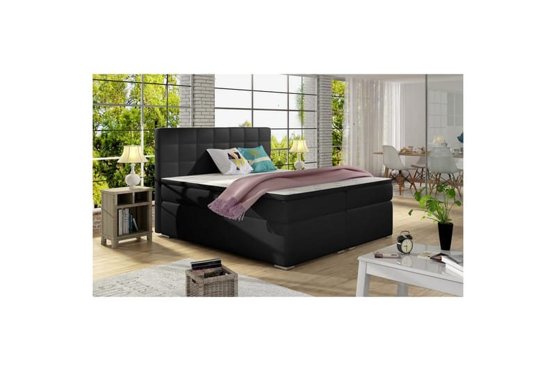 Jenkkisänky Eltap Alice, 160x200 cm, Soft 11, musta
