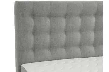 Jenkkisänky Forus 160x200 cm - Vaaleanharmaa - Huonekalut - Sänky - Parisänky