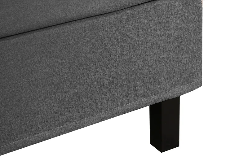 Jenkkisänky Hilton 160x200 cm - Harmaa - Huonekalut - Sänky - Parisänky