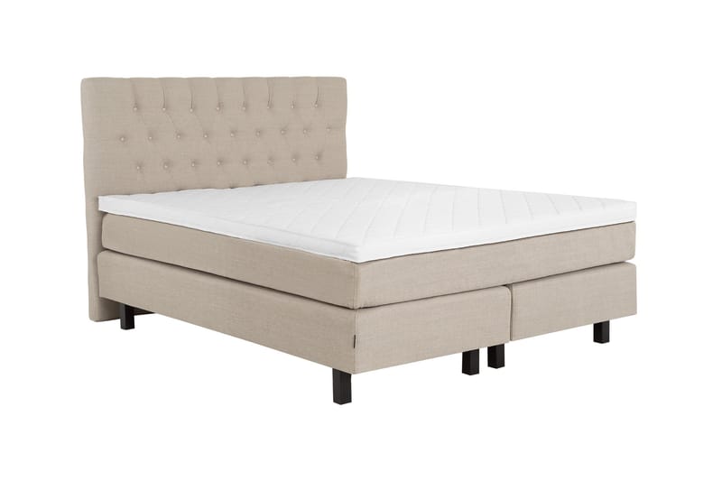 Jenkkisänky IdoIva 160x200 Linoso - Beige - Huonekalut - Sänky - Jenkkisängyt