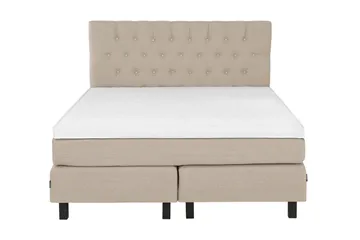 Jenkkisänky IdoIva 160x200 Linoso - Beige - Huonekalut - Sänky - Jenkkisängyt