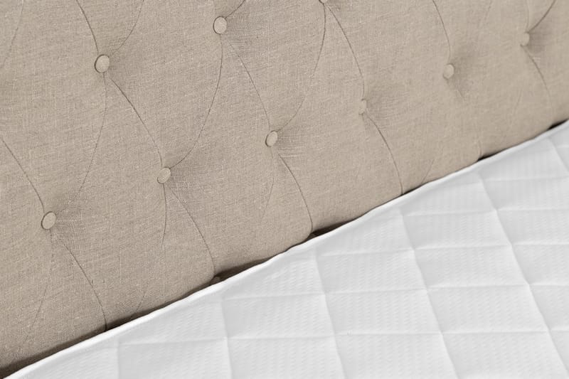 Jenkkisänky IdoIva 160x200 Linoso - Beige - Huonekalut - Sänky - Jenkkisängyt
