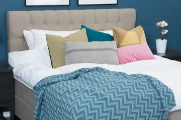 Jenkkisänky IdoIva 160x200 Linoso - Beige - Huonekalut - Sänky - Jenkkisängyt