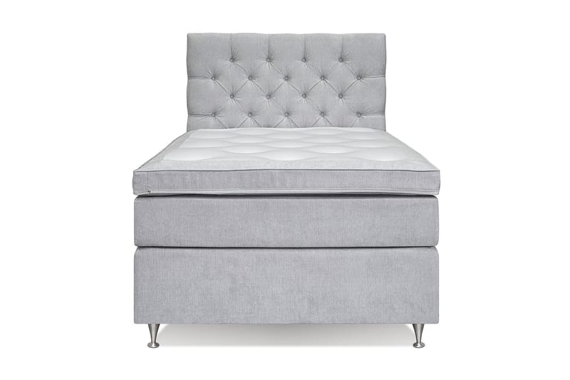 Jenkkisänky Joluma 105x200 cm Kiinteä - Vaaleanharmaa - Huonekalut - Sänky - Jenkkisängyt