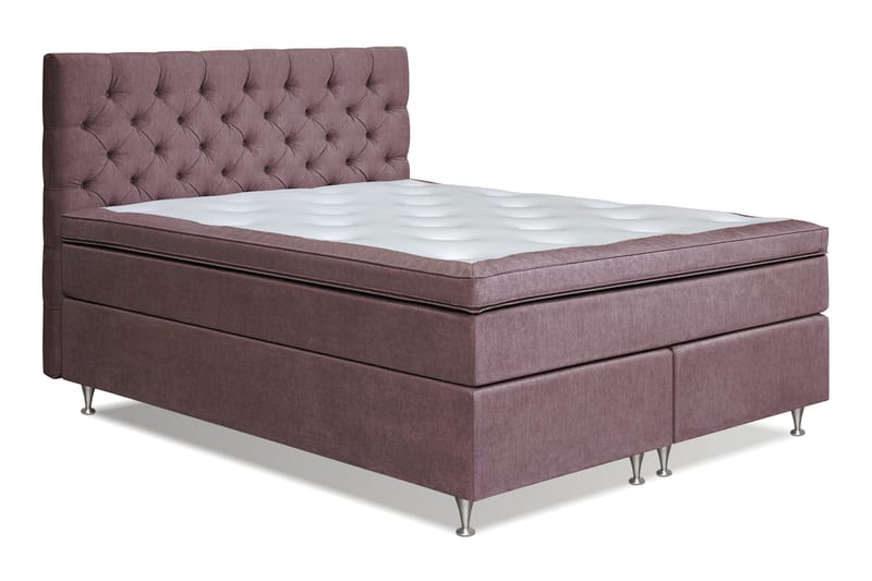 Jenkkisänky Joluma 180x200 cm Kiinteä - Tummaroosa - Huonekalut - Sänky - Yhden hengen sängyt