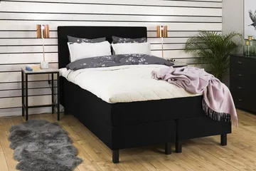 Jenkkisänky Juliett 120x200 - Musta - Huonekalut - Sänky - Yhden hengen sängyt