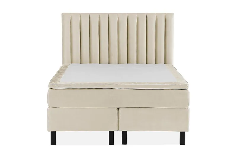 Jenkkisänky Juliett 120x200cm, Beige/Sametti