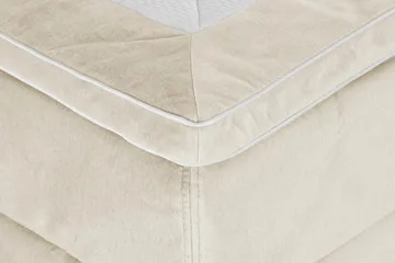 Jenkkisänky Juliett 120x200cm - Beige/Sametti - Huonekalut - Sänky - Jenkkisängyt
