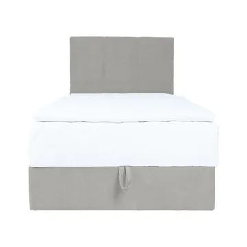 Jenkkisänky Kalen patjalla 90x200 cm - tumma beige - Huonekalut - Sänky - Sängyt säilytystilalla