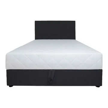 Jenkkisänky Kelvi Musta 120x200 cm - Musta - Huonekalut - Sänky - Yhden hengen sängyt