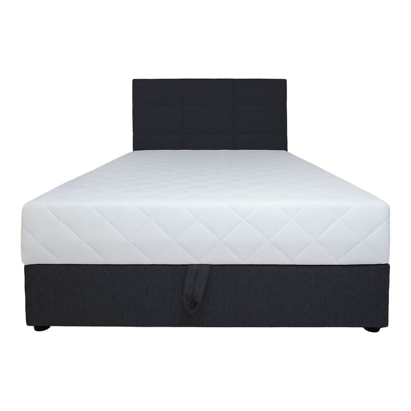 Jenkkisänky Kelvi Musta 120x200 cm - Musta - Huonekalut - Sänky - Sängyt säilytystilalla