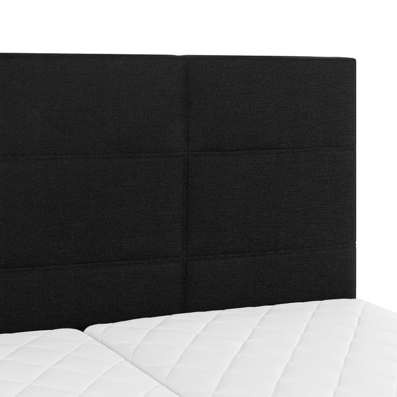 Jenkkisänky Kelvi Musta 160x200 cm - musta - Huonekalut - Sänky - Sängyt säilytystilalla