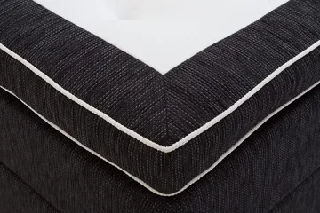 Jenkkisänky Longford 120x200 Kova Polyeetterivaahto - Musta - Huonekalut - Sänky - Yhden hengen sängyt