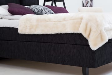 Jenkkisänky Longford 120x200 Kova Polyeetterivaahto - Musta - Huonekalut - Sänky - Yhden hengen sängyt