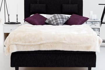 Jenkkisänky Longford 120x200 Kova Polyeetterivaahto - Musta - Huonekalut - Sänky - Yhden hengen sängyt