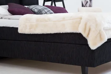 Jenkkisänky Longford 120x200 Kova Polyeetterivaahto - Musta - Huonekalut - Sänky - Yhden hengen sängyt