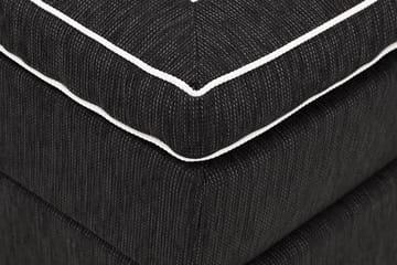 Jenkkisänky Longford 160x200 Kova Polyeetterivaahto - Musta - Huonekalut - Sänky - Jenkkisängyt