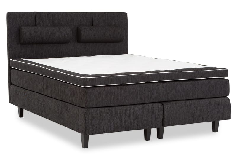 Jenkkisänky Longford 180x200 Kova Polyeetterivaahto - Musta - Huonekalut - Sänky - Jenkkisängyt