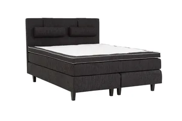Jenkkisänky Longford 180x200 Kova Polyeetterivaahto - Musta - Huonekalut - Sänky - Jenkkisängyt