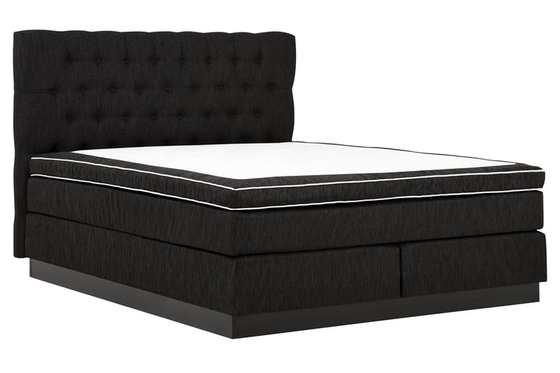 Jenkkisänky Longford 180x200 Kova Polyeetterivaahto - Musta - Huonekalut - Sänky - Jenkkisängyt