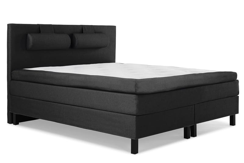 Jenkkisänky Lucky 150x200 Polyeetteri - Musta/Harmaa - Huonekalut - Sänky - Jenkkisängyt