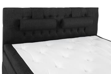 Jenkkisänky Lucky 160x200 Polyeetteri - Musta/Harmaa - Huonekalut - Sänky - Jenkkisängyt