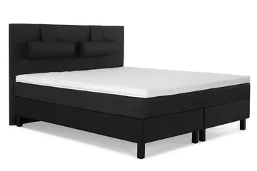 Jenkkisänky Lucky 180x200 Vaahto - Musta/Harmaa/PU - Huonekalut - Sänky - Jenkkisängyt