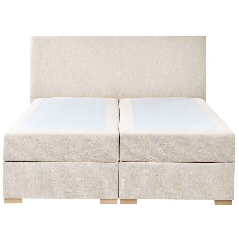 Jenkkisänky Major 160x200 cm - Vaalea beige - Huonekalut - Sänky - Yhden hengen sängyt