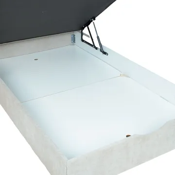 Jenkkisänky Odviks 90x200 cm - Tummanbeige - Huonekalut - Sänky - Yhden hengen sängyt