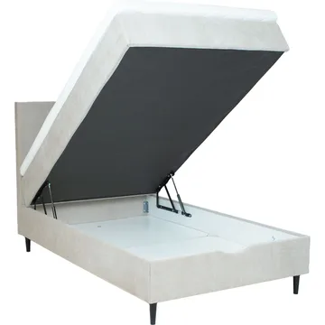 Jenkkisänky Odviks 90x200 cm - Tummanbeige - Huonekalut - Sänky - Yhden hengen sängyt