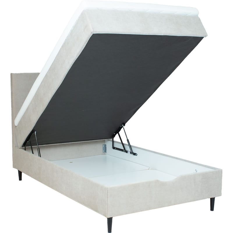 Jenkkisänky Odviks 90x200 cm - Tummanbeige - Huonekalut - Sänky - Yhden hengen sängyt
