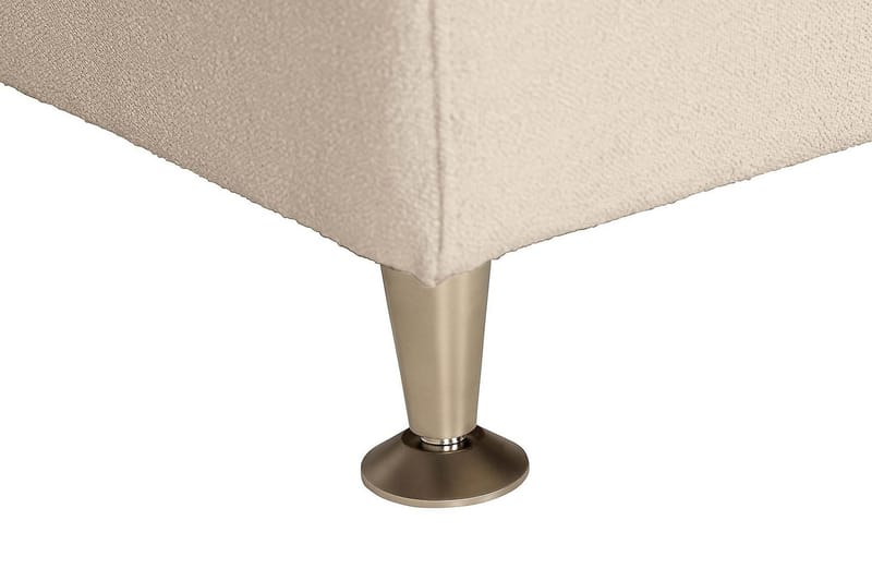 Jenkkisänky Oslo Lyx 160x200 cm Buklee - Beige - Huonekalut - Sänky - Jenkkisängyt