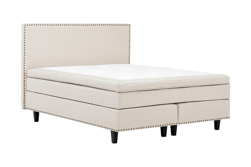 Jenkkisänky Roosalie 160x200 - Beige - Huonekalut - Sänky - Jenkkisängyt