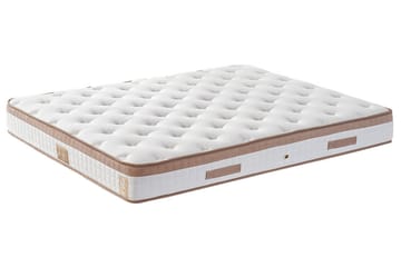 Jenkkisänky Tupla Pylpio 150x200 cm - Vaaleanruskea - Huonekalut - Sänky - Sängyt säilytystilalla
