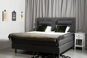 Jenkkisänky Palma 180x200 - Ancona Harmaa - Huonekalut - Sänky - Jenkkisängyt