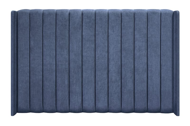 Joluma Täydellinen Sänkypaketti – Jenkkisänky 180x200 cm Kankaalla Verhoiltu Päädyllä + Pedauspatja Keskijäykällä Mukavuudella - Tummansininen - Huonekalut - Sänky - Jenkkisängyt