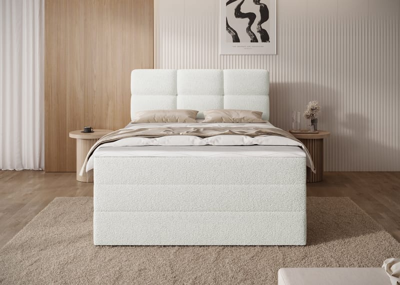 Kasped-sänkypaketti: jenkkisänky säilytystilalla 120x200 cm - Royal 01 - Huonekalut - Sänky - Yhden hengen sängyt
