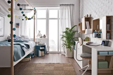 Sänky 4You 90x200 cm Valkoinen/Puu/Luonnonväri - VOX - Huonekalut - Sänky - Katossängyt