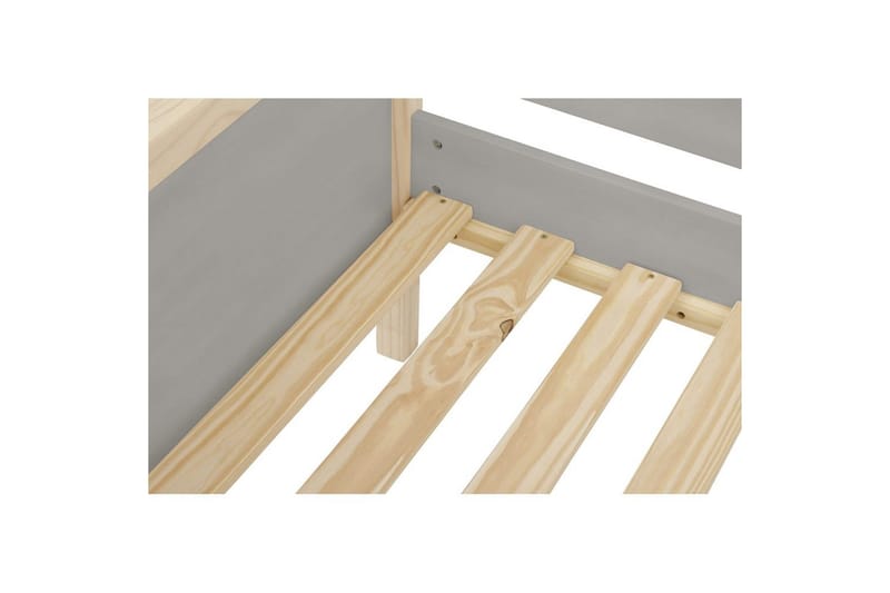 Katossänky Square Line Harmaa, 205x96x133 cm - Harmaa, 205x96x133 cm - Huonekalut - Sänky - Katossängyt