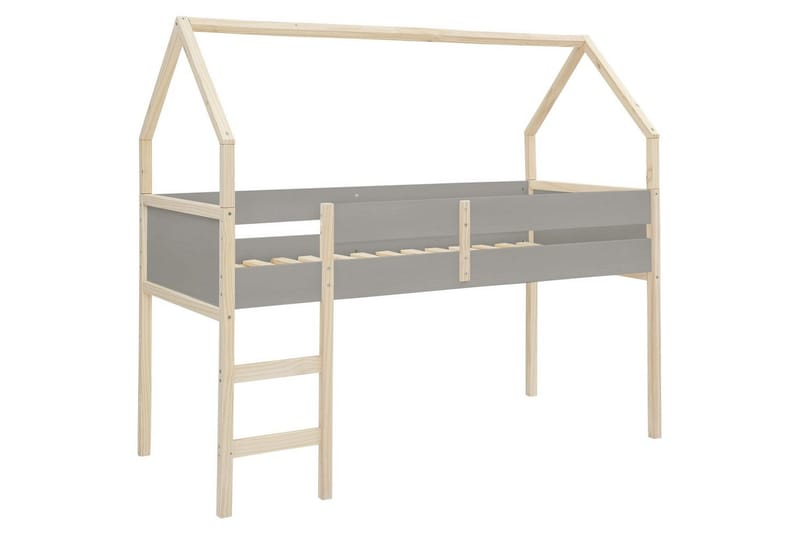 Katossänky Square Line Harmaa, 205x96x184 cm - Harmaa, 205x96x184 cm - Huonekalut - Sänky - Katossängyt