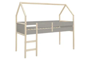 Katossänky Square Line Harmaa, 205x96x184 cm - Harmaa, 205x96x184 cm - Huonekalut - Sänky - Katossängyt