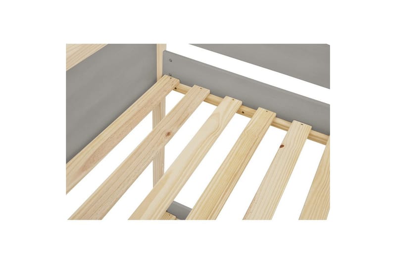 Katossänky Square Line Harmaa, 205x96x184 cm - Harmaa, 205x96x184 cm - Huonekalut - Sänky - Katossängyt