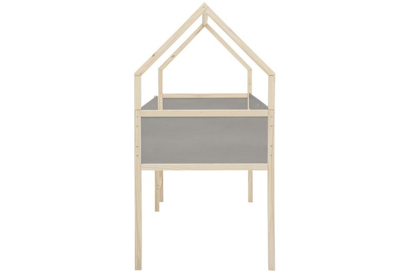 Katossänky Square Line Harmaa, 205x96x184 cm - Harmaa, 205x96x184 cm - Huonekalut - Sänky - Katossängyt