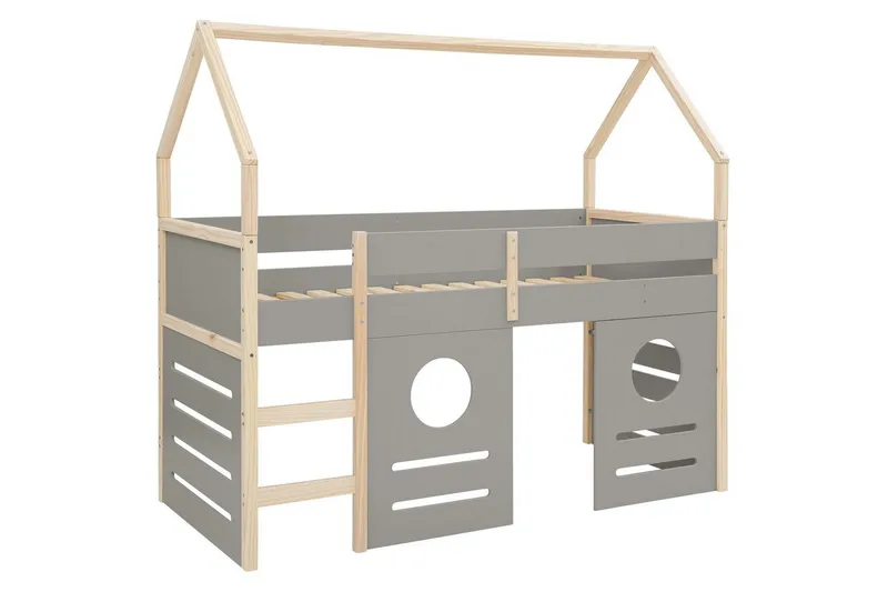 Katossänky Square Line with Panel Harmaa, Harmaa