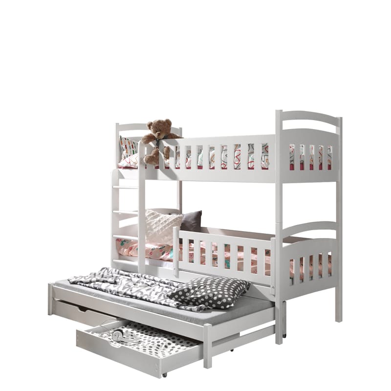 Blankana Kerrossänky, kaksi makuupaikkaa 80x180 cm - Beige - Huonekalut - Sänky - Kerrossängyt - Parvisänky