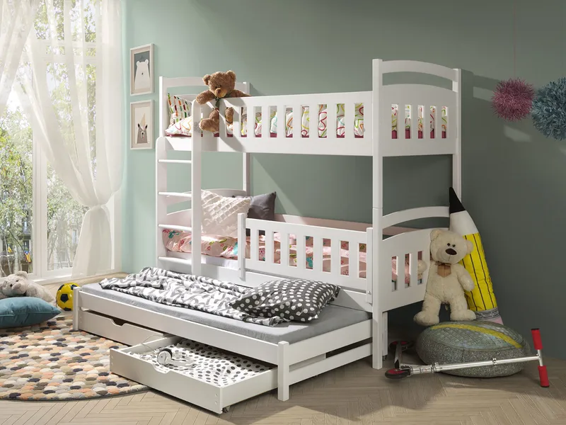 Blankana Kerrossänky, kaksi makuupaikkaa 90x200 cm - Beige - Huonekalut - Sänky - Kerrossängyt